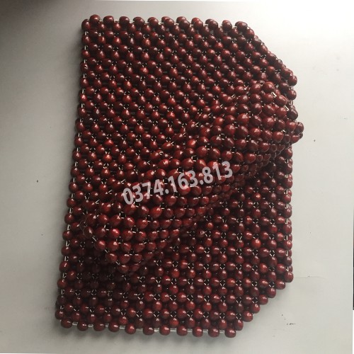 Đệm tấm lót yên xe máy bằng hạt gỗ cho xe tay ga
