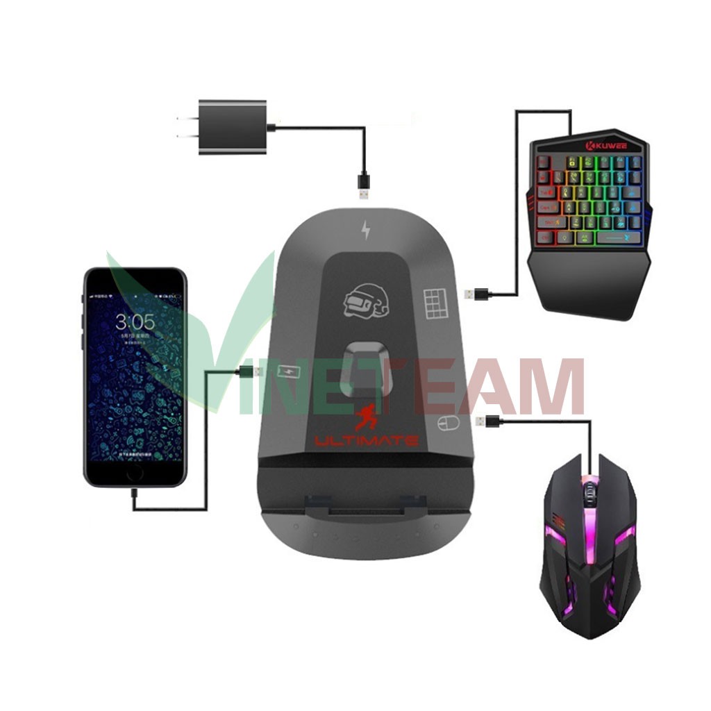 Bộ chuyển đổi game chơi PUBG, Free Fire  bluetooth 5.0 Meiying M2 Ultimate Xgamingstore -dc4337
