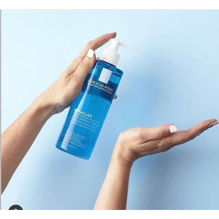 Sữa rửa mặt La Roche-Posay Effaclar dành cho da dầu mụn hàng chuẩn nội địa Pháp - Mii Beauty