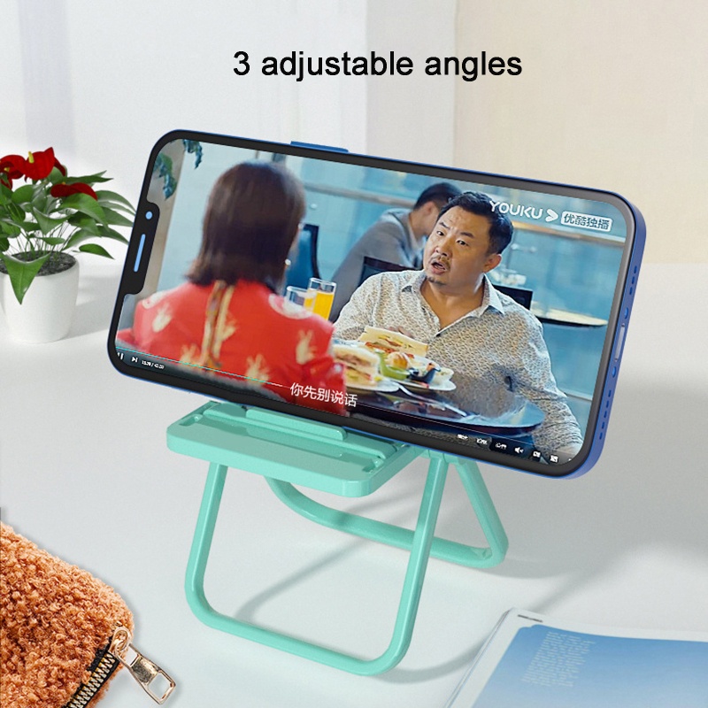 Giá Đỡ Điện Thoại / Máy Tính Bảng Có Thể Gấp Gọn Tiện Lợi Dành Cho Chasing Dramas Live Broadcast LI