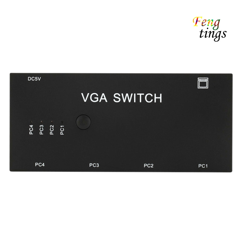 Hộp Chuyển Đổi Vga Sang Video 4 Trong 1 Cho Laptop / Máy Chiếu K1