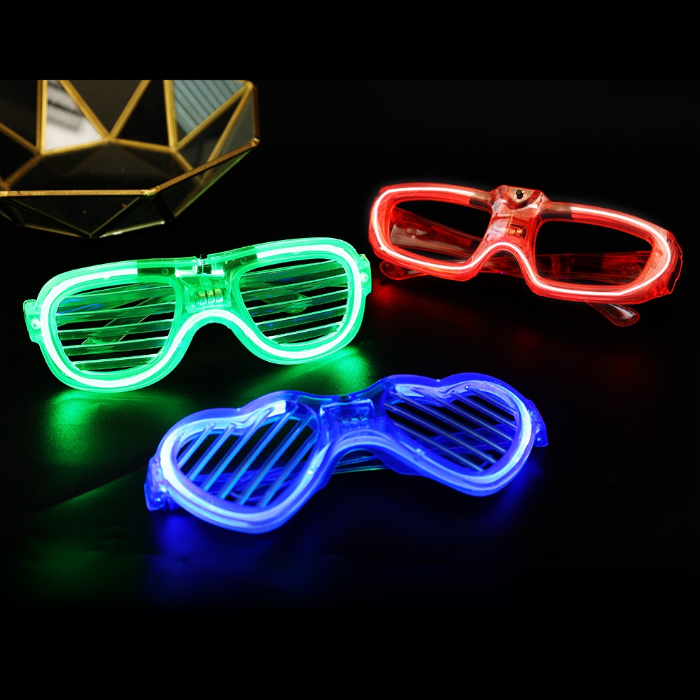 Kính Mát Có Đèn LED Lấp Lánh Độc Đáo Cho Bữa Tiệc