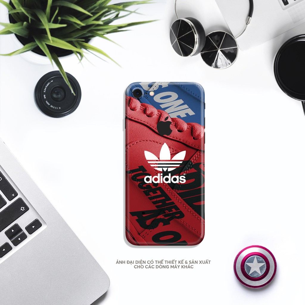 Dán Skin IPhone  Adidas 02 Lưng viền  | Skin IPhone 5 Lớp Chất Liệu Cao Cấp Chống Xước, Chống Thấm, Chống Bay Màu