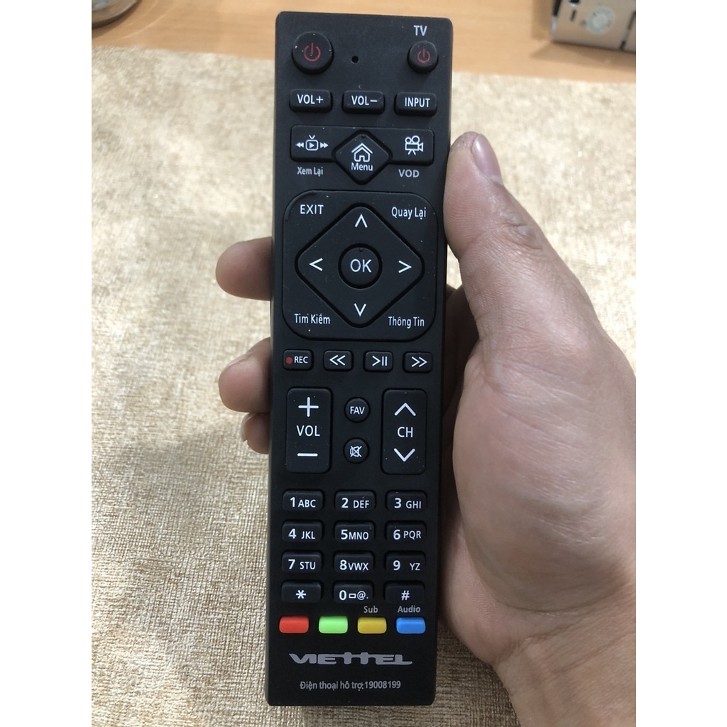 Remote Điều Khiển Dành Cho Đầu Thu TV Viettel, Truyền Hình Internet Viettel