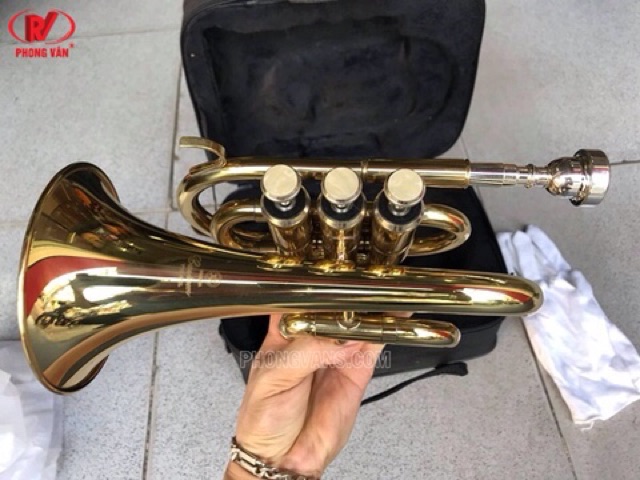 Kèn trumpet lùn Yamaha vàng