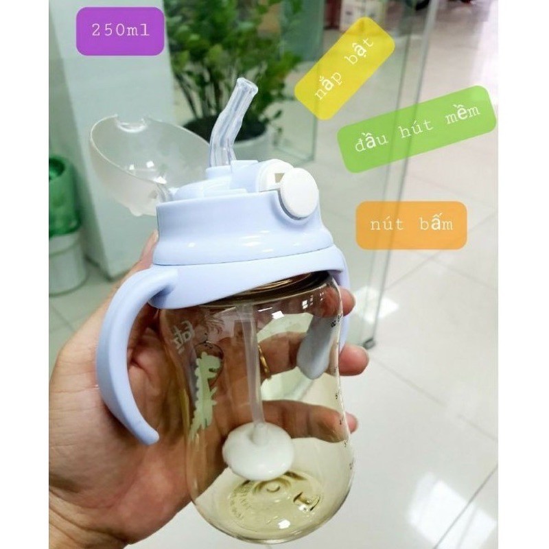 Bình Nước Tập Hút Traitan 250ml Có Phao 360 Độ FATZ