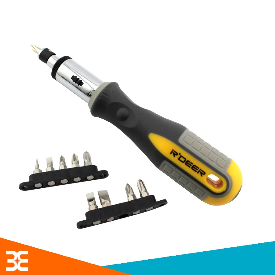 Bộ Tua Vít Đa Năng R'DEER RT-1612 Kèm 10 Đầu Vặn Vít