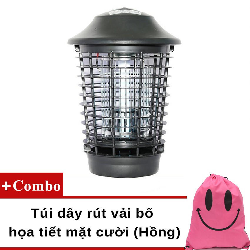 Máy diệt côn trùng ngoài trời DS-DU15 (Xanh) + Túi dây rút vải bố EVA chống thấm (Hồng)