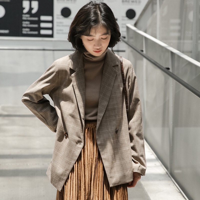 BLAZER CHECKED - SIZE S M