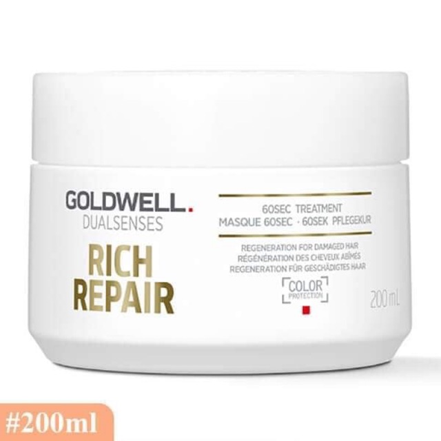 Kem Hấp Tóc GOLDWELL RICH REAIR (200ml)