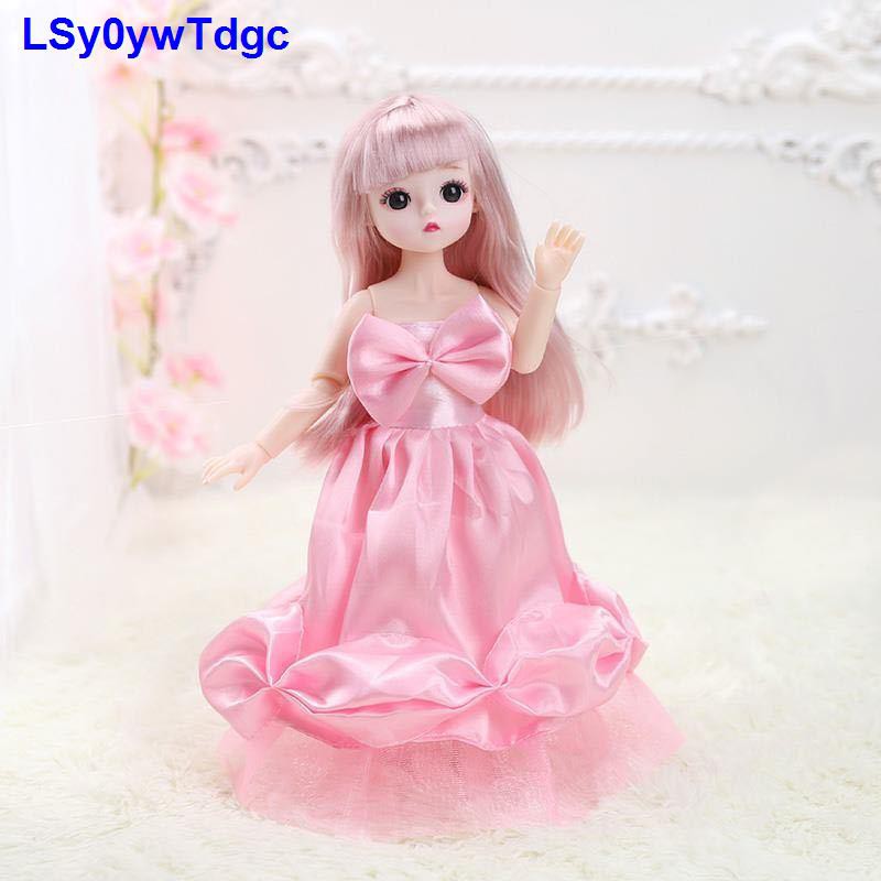 Nhạc nhẹ Barbie Cô gái Gói đơn Đồ chơi trẻ em đám cưới Công chúa ăn mặc Hộp quà Ye Luoli