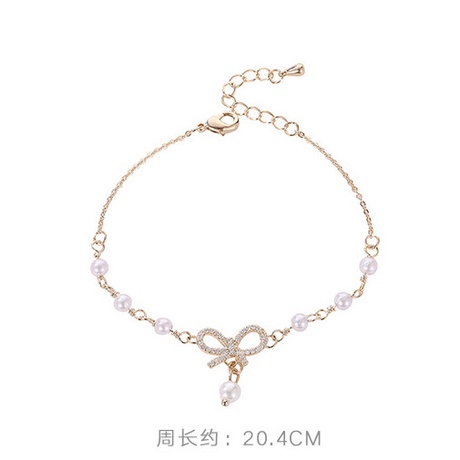 Vòng Tay Đính Đá Ngọc Trai Thời Trang Dành Cho Nữ