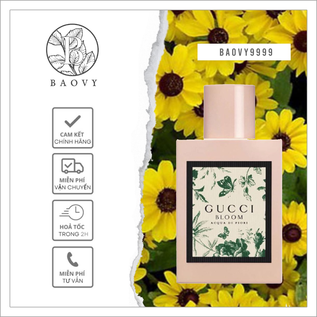 ✨ Nước Hoa Nữ Gucci Bloom Acqua di Fiori EDT - 10ml
