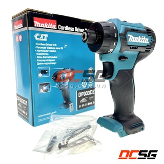 Máy khoan và vặn vít dùng pin 12vmax makita df033dz | dcsg