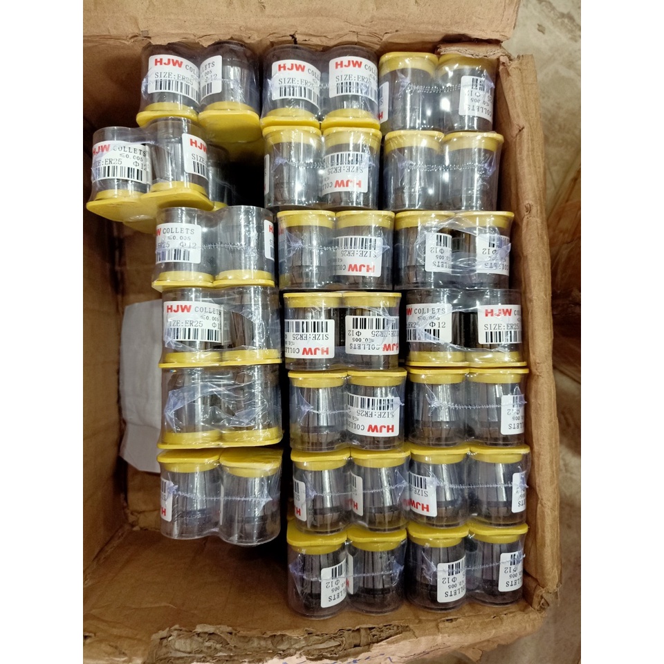 Collet ER32 Dung sai 0.003 - 0.005, hàng Đài Loan dùng kẹp dao phay, mũi khoan. phù hợp gia công độ chính xác cao.