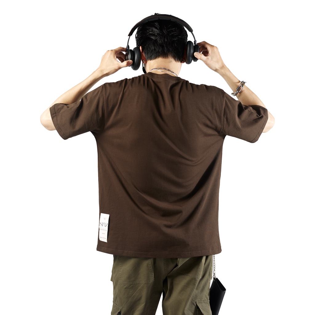 Áo Thun Tay Lỡ Snazzy Phông Unisex Nam Nữ Cotton Oversize Form Rộng Healing