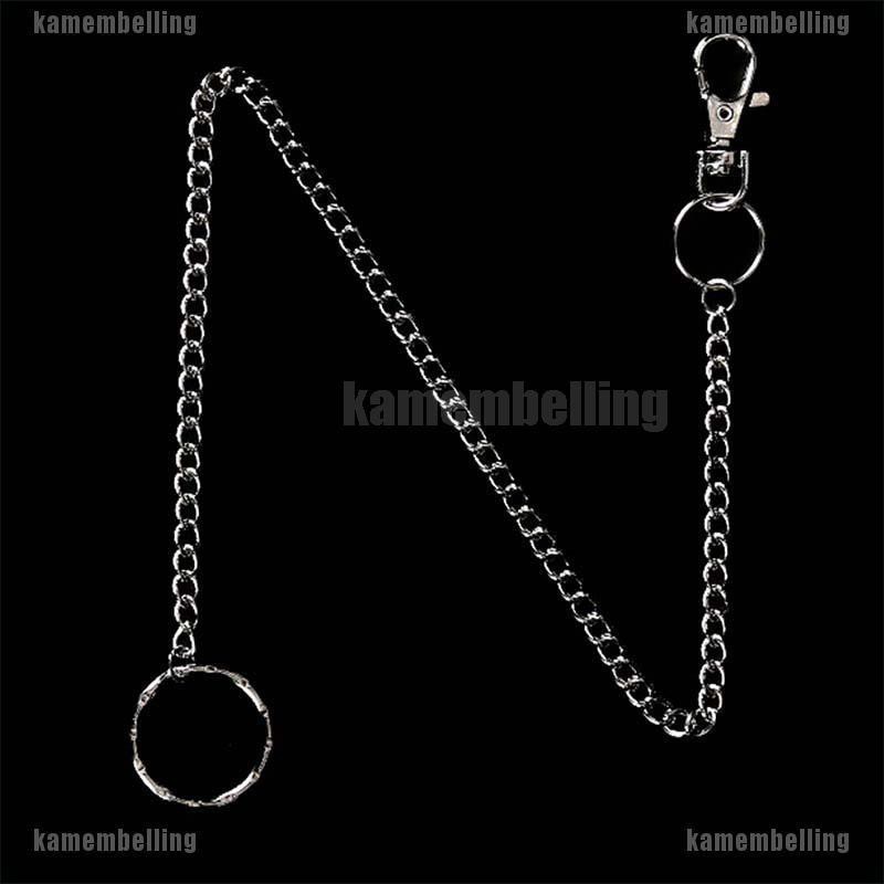 Móc Khóa Dây Xích Kẹp Thắt Lưng / Ví 38cm Phong Cách Punk Cá Tính