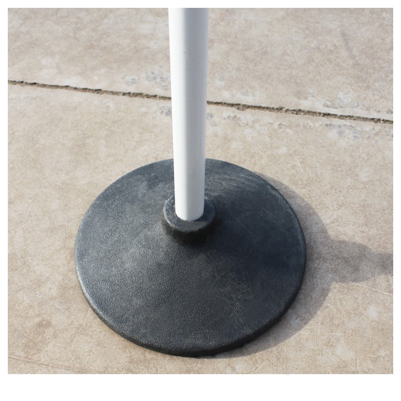 Cọc nhựa trắng đỏ 2m luyện tập bóng đá không cờ