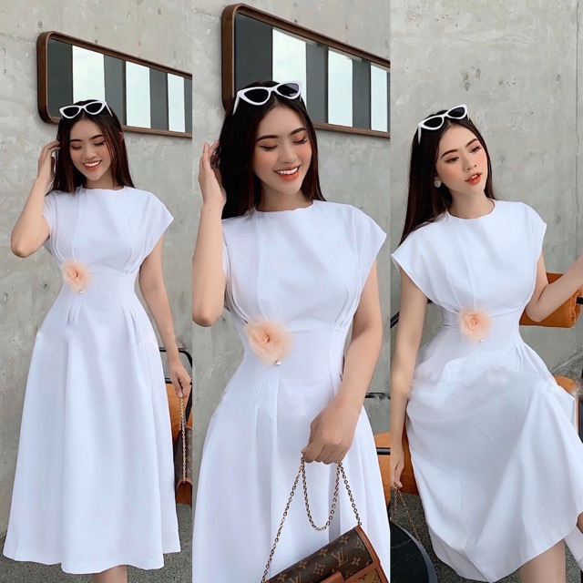 Đầm dự tiệc xoè chít eo siêu xinh