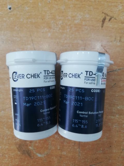 Que thử đường clever chek 25 que - ảnh sản phẩm 2