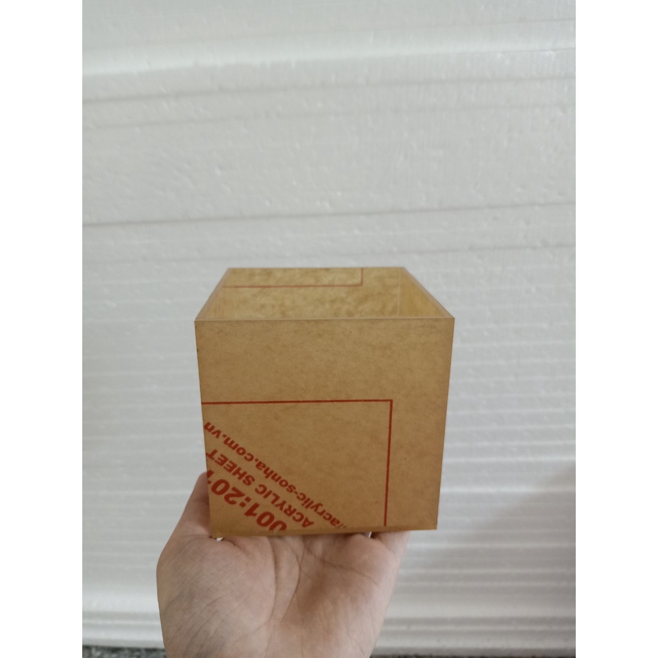 Bể cá, hồ cá acrylic - bể cubic 10cm