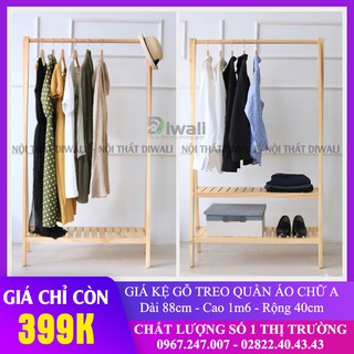 DIWALI - Giá kệ gỗ treo quần áo chữ a  - Giá Treo Quần Áo Chữ A