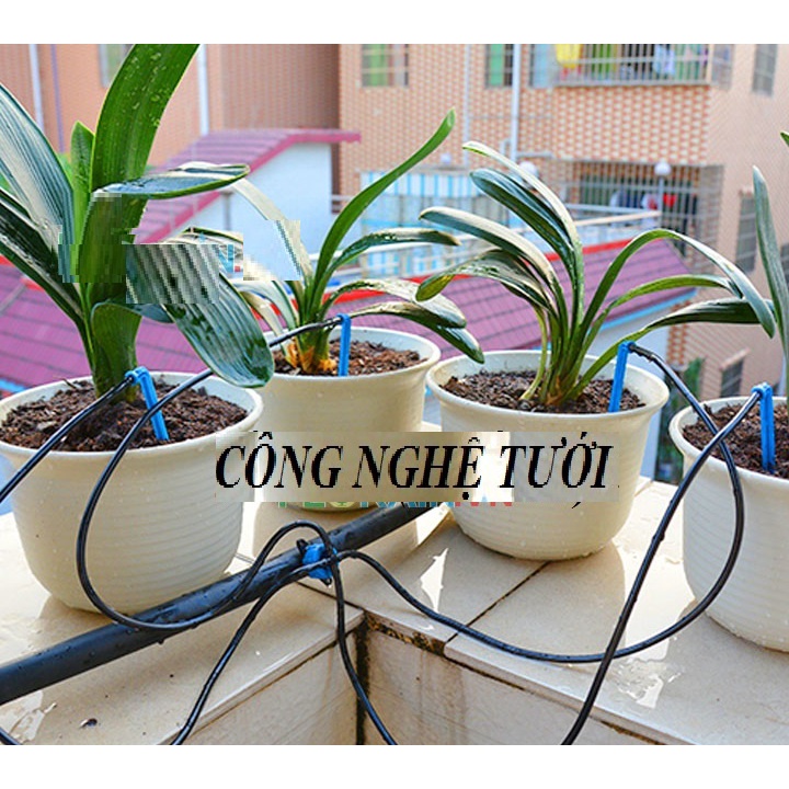 100m Ống nhựa PE mềm màu đen 3ly 3mmx5mm cao cấp  - chuyên dùng cho que cắm hệ thống tưới nhỏ giọt nhà kính