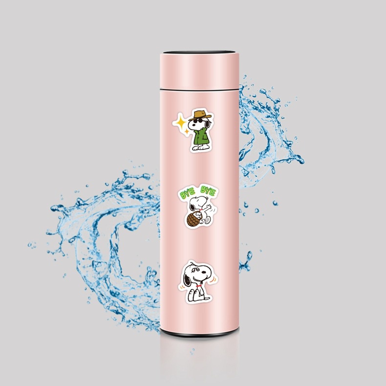 Miếng Dán Trang Trí Vali / Cửa Kính / Điện Thoại Chống Thấm Nước Hình Snoopy Dễ Thương