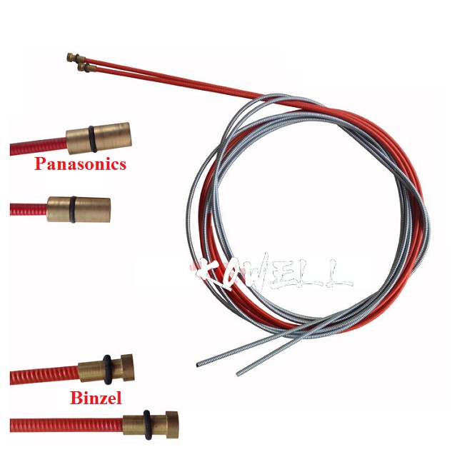 Ruột gà mỏ hàn mig binzel ,panasonics,otc ,ruột gà nhôm 3m 5m Phụ kiện máy hàn