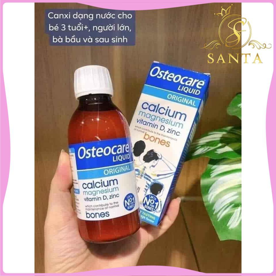 [CHÍNH HÃNG] Canxi nước Osteocare Liquid 200ml của Anh