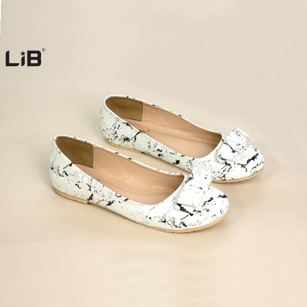 LiB - Giày Búp Bê Nữ Thời Trang Bệt Mũi Tròn Gắn Nơ S528 | BigBuy360 - bigbuy360.vn