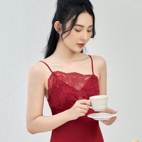 Váy ngủ 2 dây lụa satin cao cấp MIALALA S0122M2231697