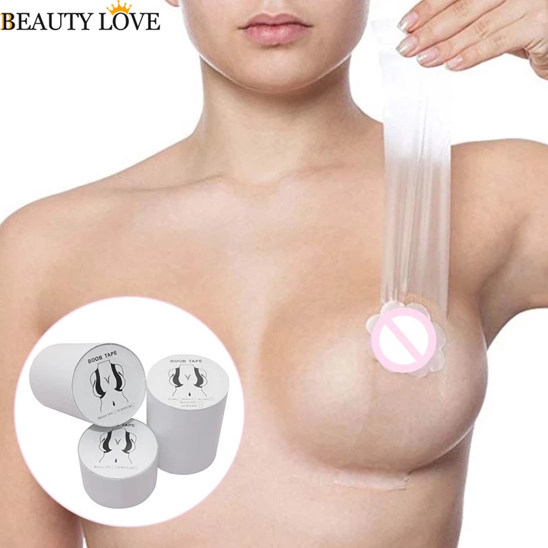 Miếng Dán Nâng Ngực Trong Suốt Chống Thấm Nước Thời Trang