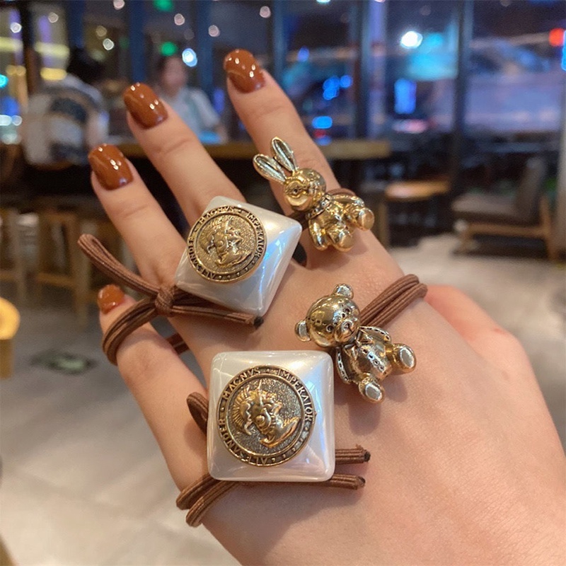 Dây Cột Tóc Phong Cách Retro Thời Trang Hàn Quốc