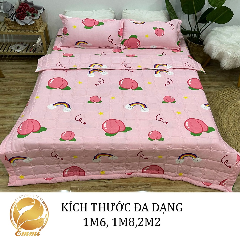 Bộ ga,gối chăn hè trần bông Emmibedding Store