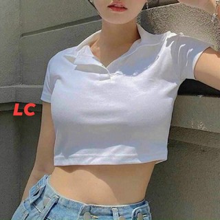 Áo Croptop nữ cổ đức ôm Body ngắn tay basic trơn freesize chất thun cotton mềm mại thoáng má A25t