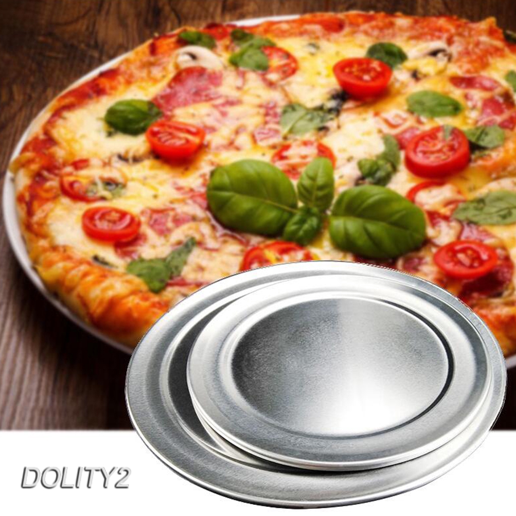 Khay Nướng Bánh Pizza Hình Tròn Bằng Nhôm 6inch 2 Cái