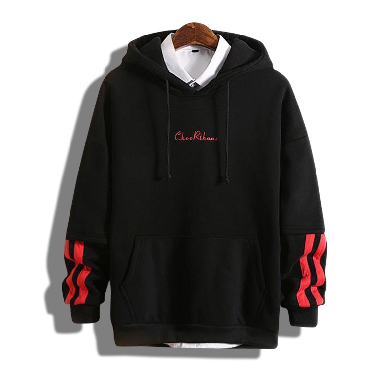Áo Hoodie Nỉ Nam Nữ Mũ Trùm Đầu Họa Tiết Chữ ChooRthans Zenkonam MEN TOP 173 (đen)
