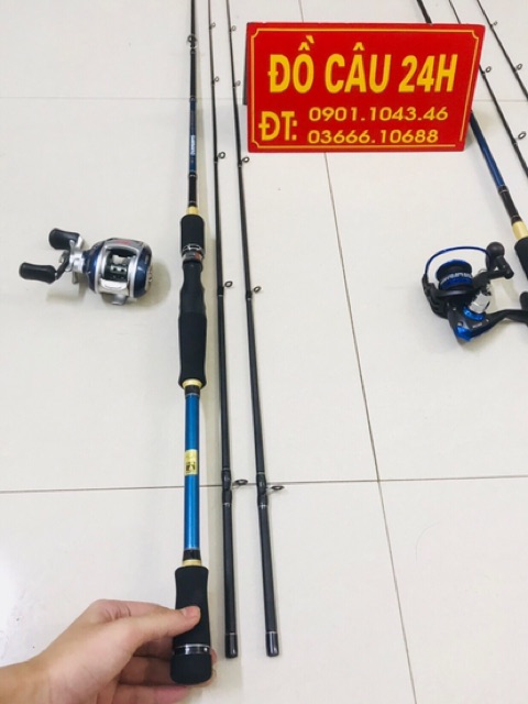 Combo Bộ Cần Câu Lure Shimano 2 Đọt Kèm Đầy Đủ Phụ Kiện