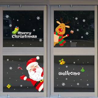 Decal dán tường , dán kính chào Noel - Giáng sinh 01
