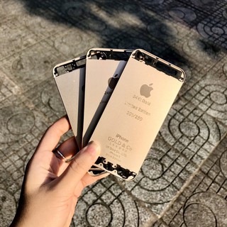 Vỏ iPhone 5 Gold khắc chữ chìm, kèm sứ + nút