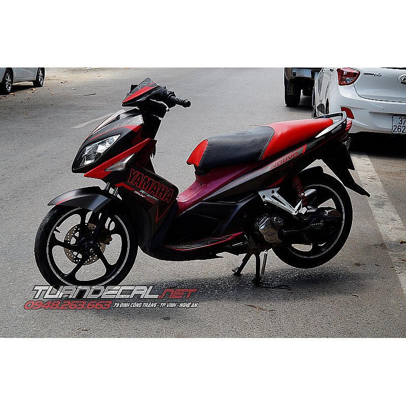Tem Trùm Nouvo Lx đỏ đen