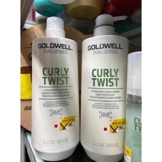 Bộ sản phẩm Gội Xả Dưỡng Xoăn Curly twist Goldwell Dualsenses 1000ml