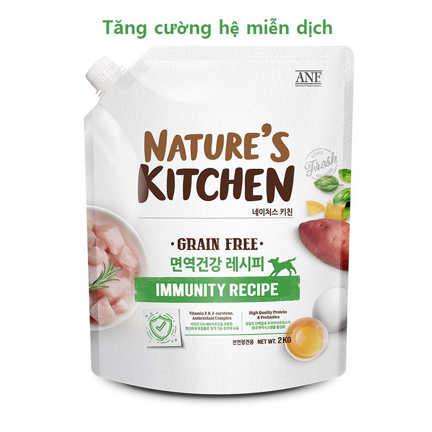 [2kg] Thức ăn hạt cho chó mọi độ tuổi ANF NATURE'S KITCHEN 5 loại - Có sỉ SLL