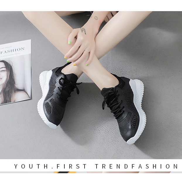 [Mã FAGREEN245 giảm 10% tối đa 30k đơn từ 99k] Giày nữ sneaker nữ 2021 hot trend, giày nữ thể thao alpha BM007 | BigBuy360 - bigbuy360.vn