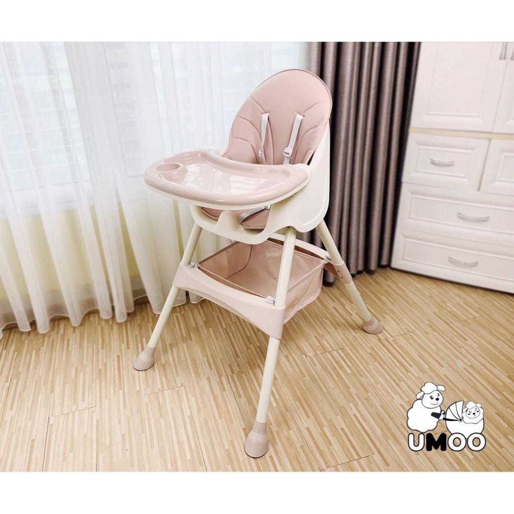 Ghế ăn dặm không bánh xe cho bé UMOO mẫu mới nhất