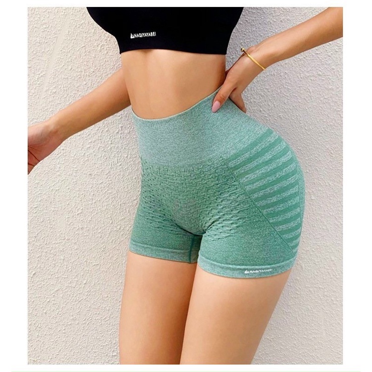 Quần đùi tập gym yoga gen bụng nâng mông co dãn thấm hút mồ hôi