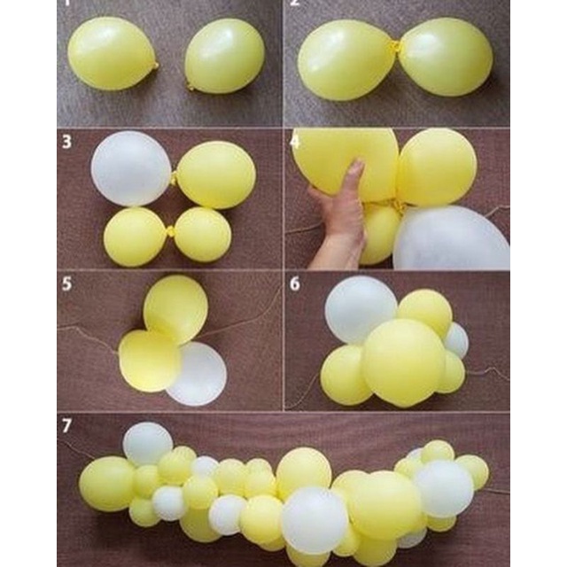 Set dây bong bóng trang trí sinh nhật tiện lợi