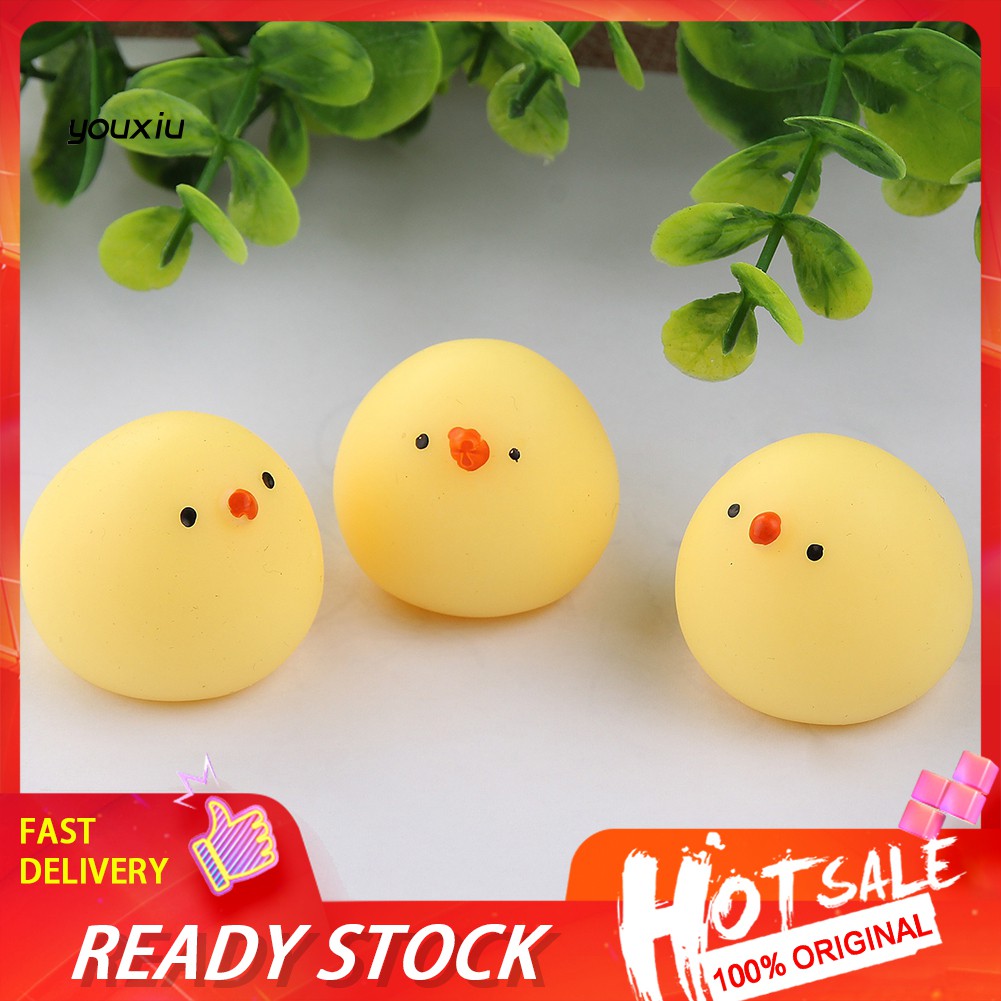 Đồ chơi bóp nắn hình gà con giải tỏa căng thẳng vui nhộn