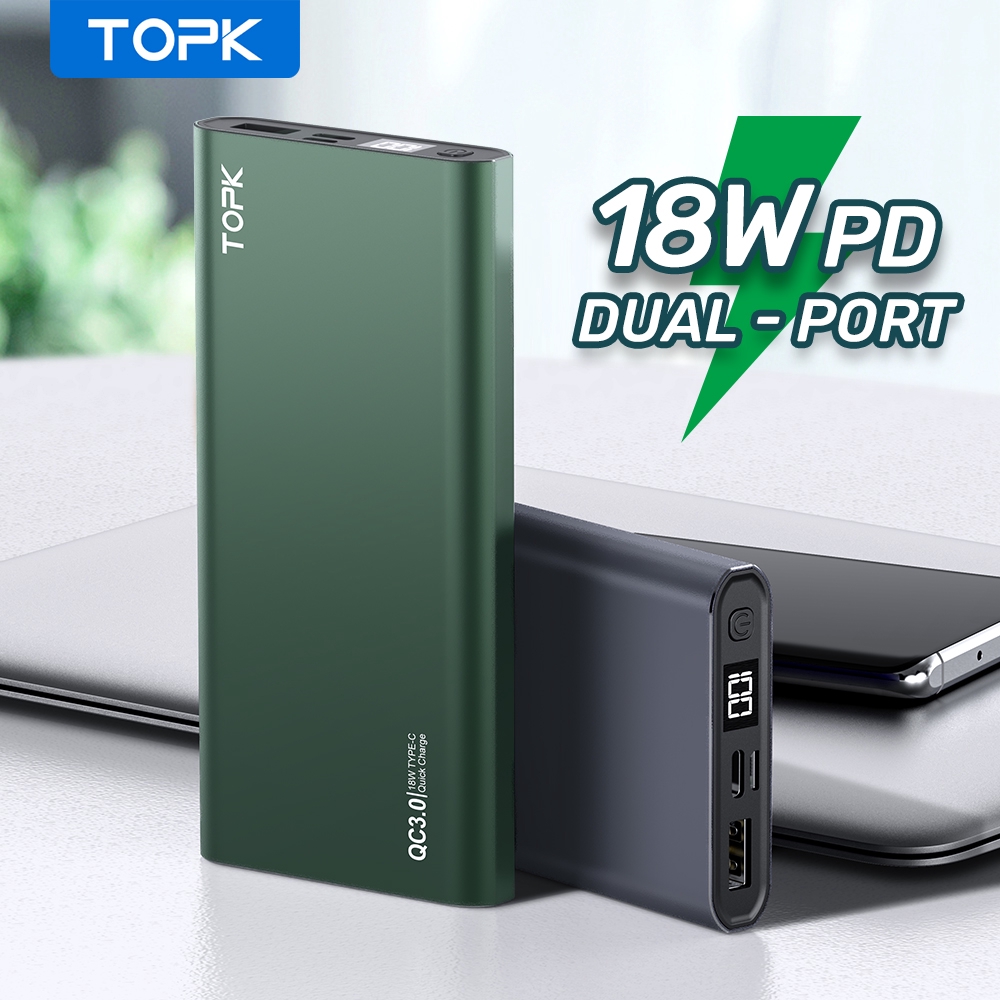 Sạc Dự Phòng 10000Mah 36W Dành Cho Iphone Huawei Samsung Xiaomi Oppo Vivo Realme